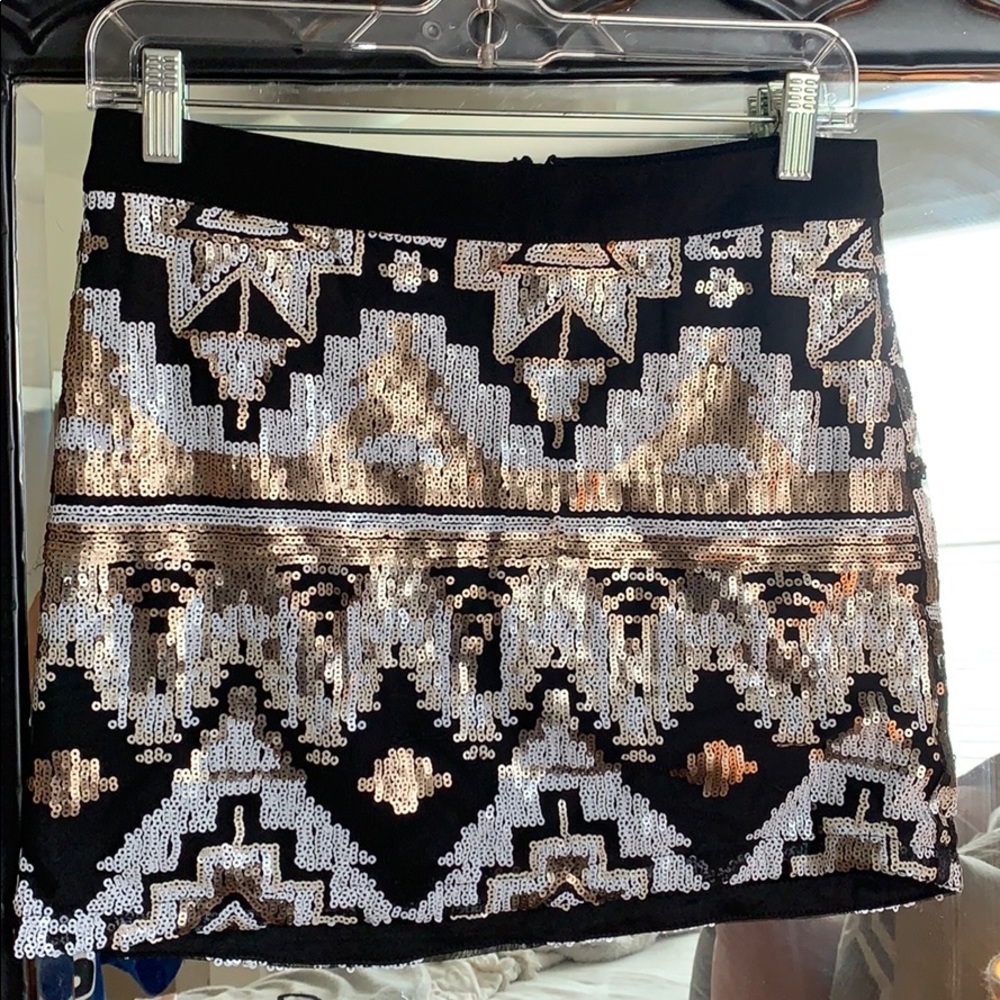 Sequin Mini skirt